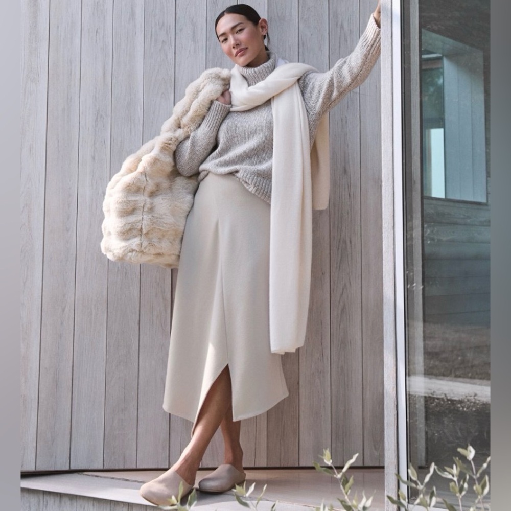 Haven Well Within Wool Blend Split Hem Skirt - image 4